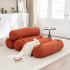 Adjustable Floor Sofa - Corduroy Lazy Sofa with Adjustable Straps