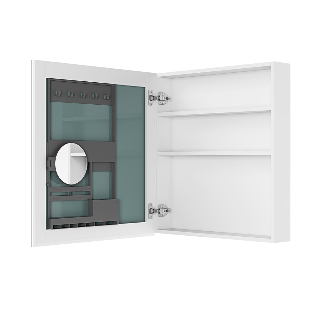 24'' W x 26'' H Surface Frameless Mirror Medicine Cabinet