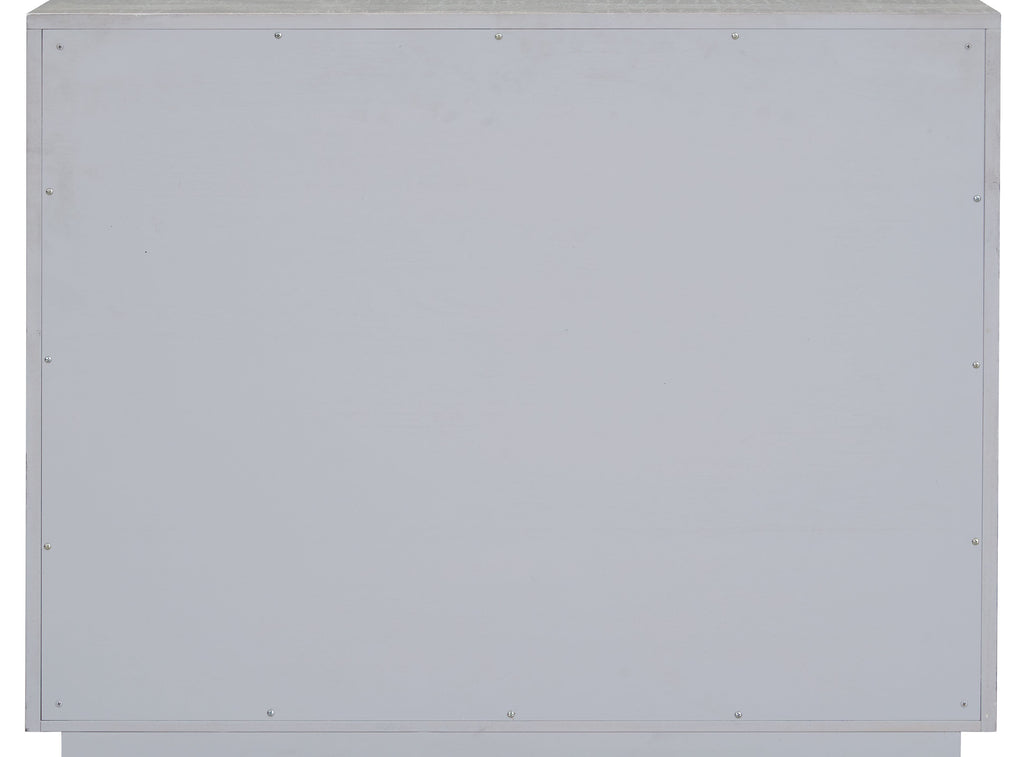 Anpu Faux Leather Cabinet