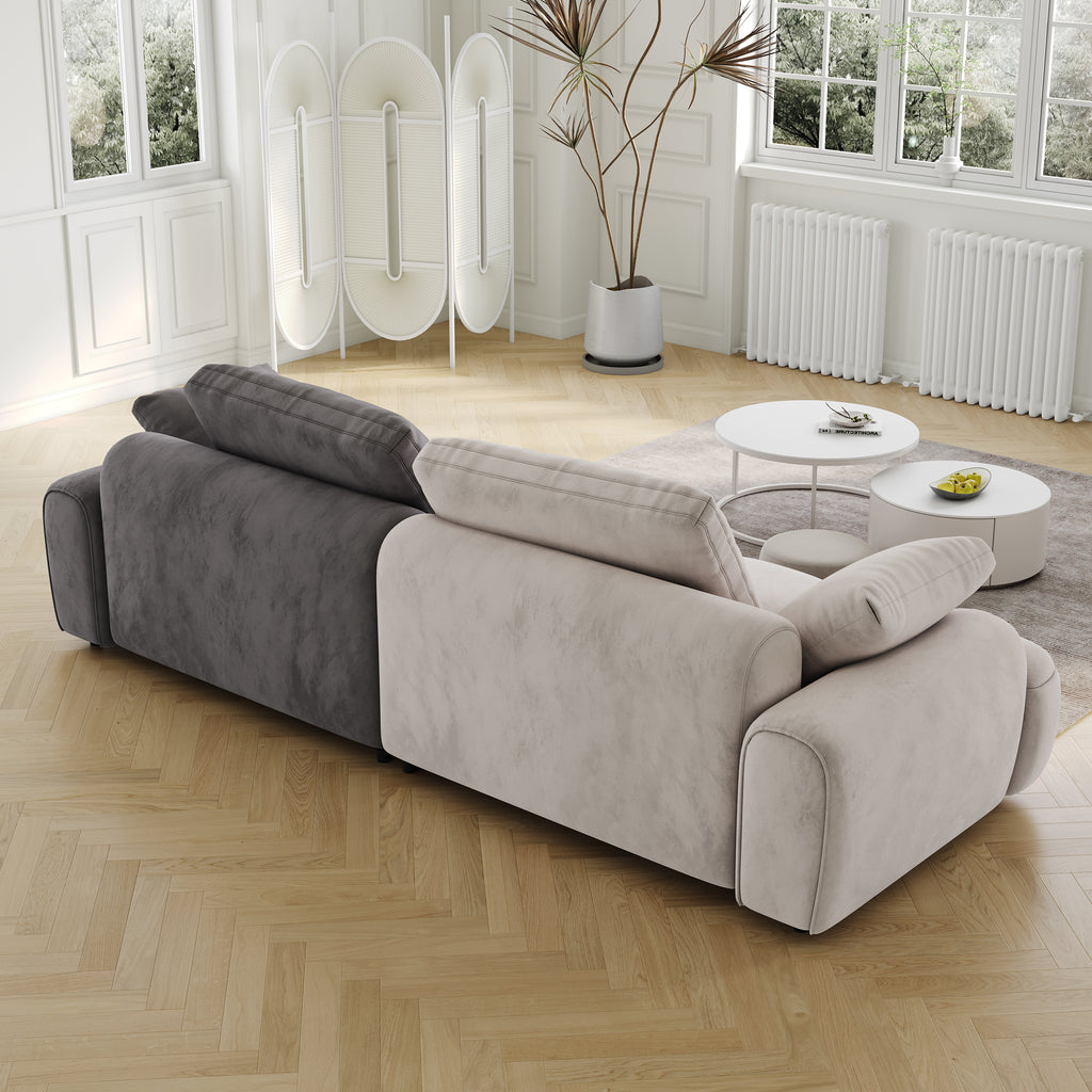86.6" Large Two Seat Sofa - Modern Upholstered