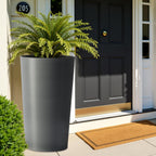 2 Pack Tall 21.7 in Planters for Outdoor Plants