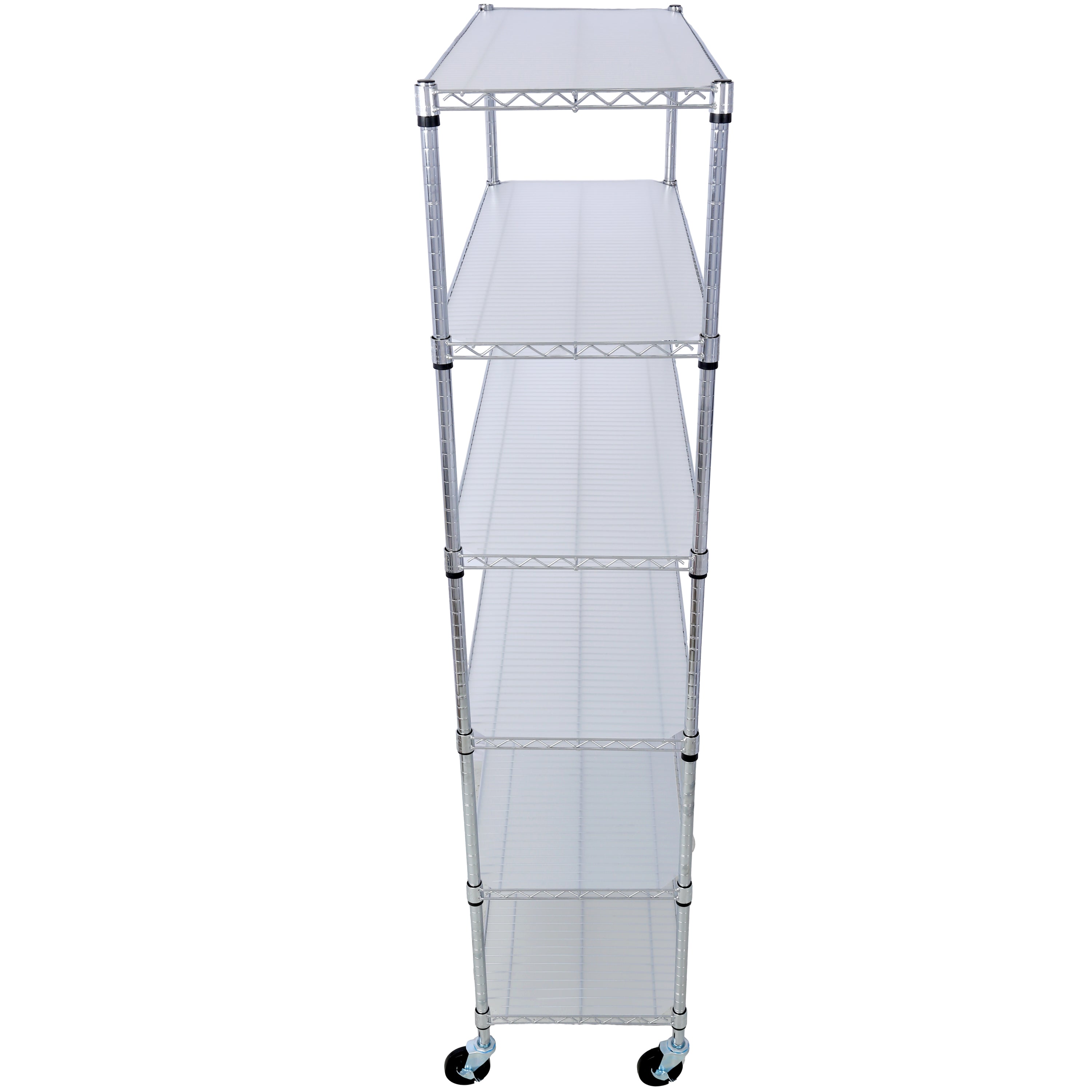 6 Tier Heavy Duty Adjustable Metal Shelving Unit