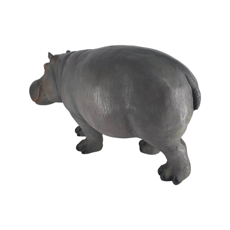 Weather Resistant Hippopotamus Garden Statue