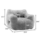 Bean Bag Chair with Armrests