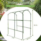 Heavy Duty 20mm Large Diameter Metal Cucumber & Loofah Trellis