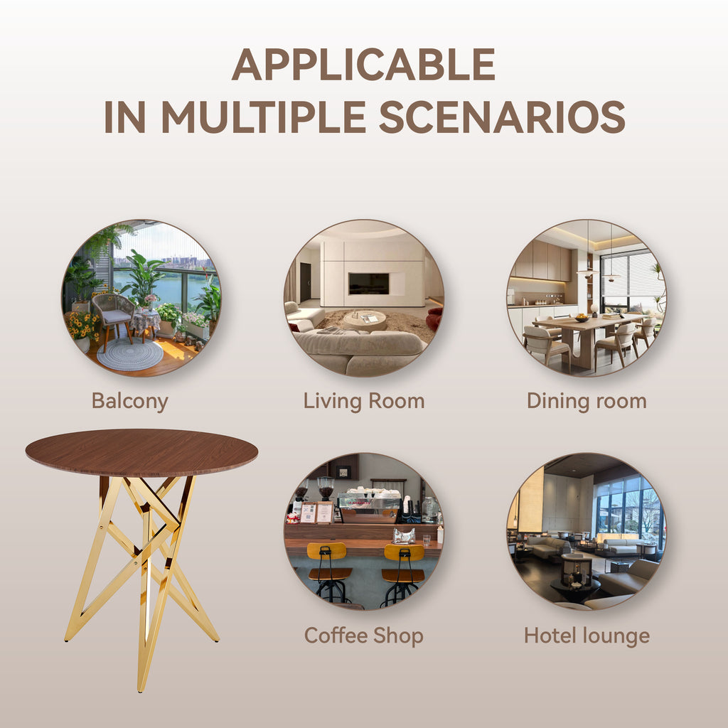 37-Inch Round Dining Table