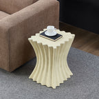 15.16 Inch Vintage Sturdy Fiberglass Side Table