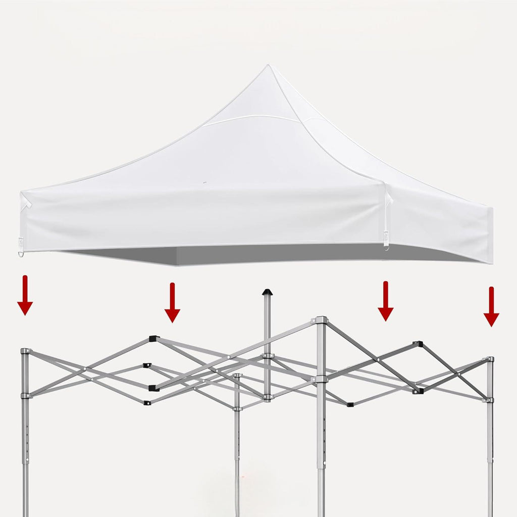 10x10 Canopy Replacement Top for Pop Up Canopy Tent