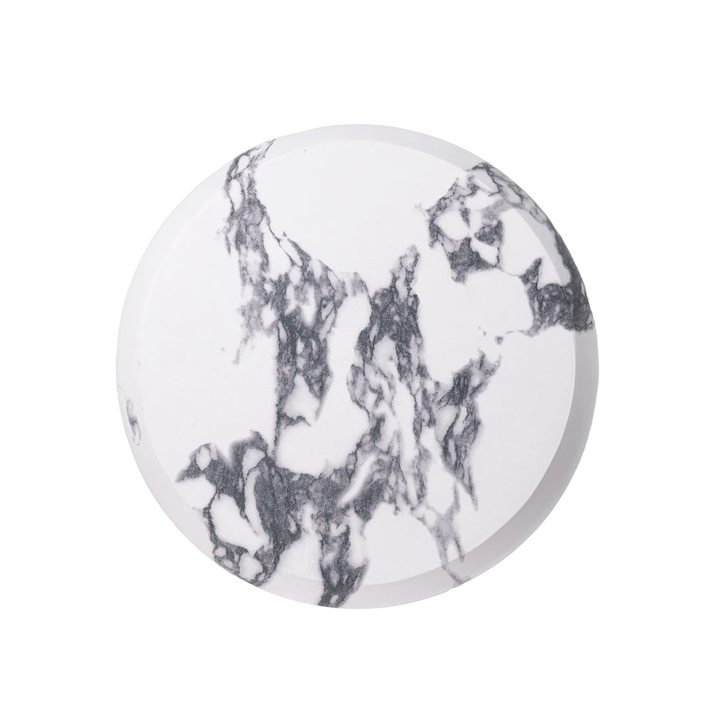 18.11"H Sculptural MGO Side Table