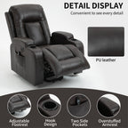 Infinite Position Power Lift Recliner Chair for Elderly