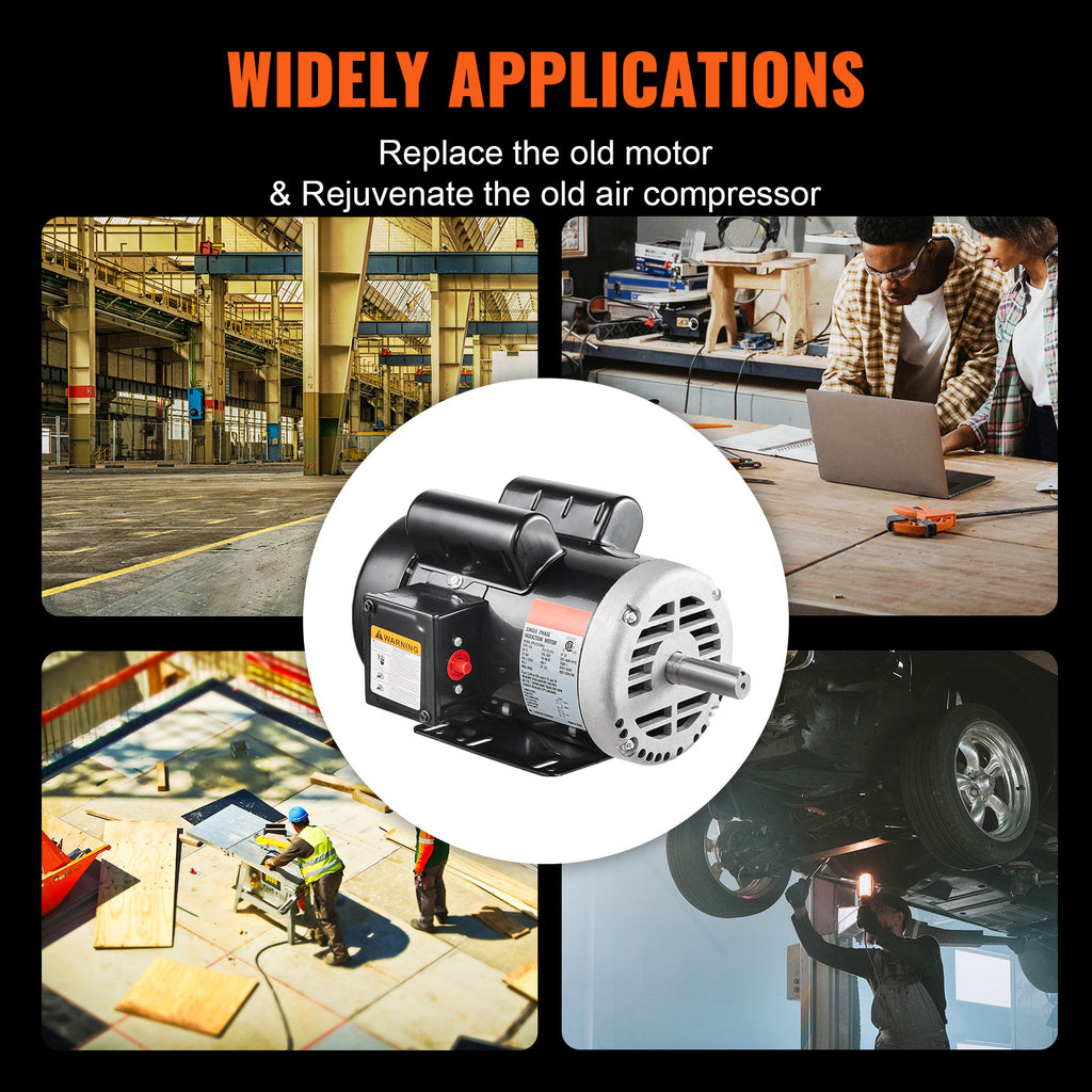 5HP Air Compressor Electric Motor (230V 25A)