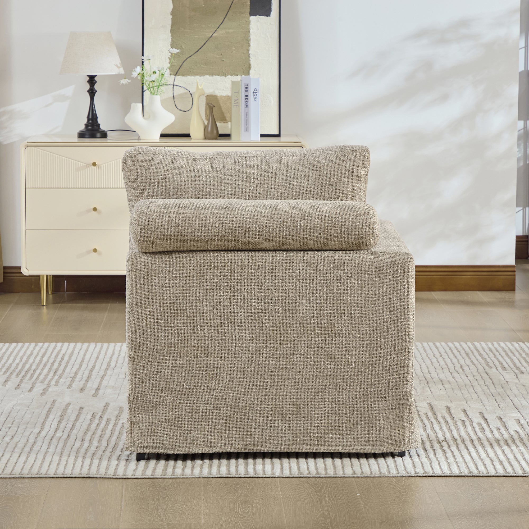 31.69" Wide Modular Sofa Bed with Cushions
