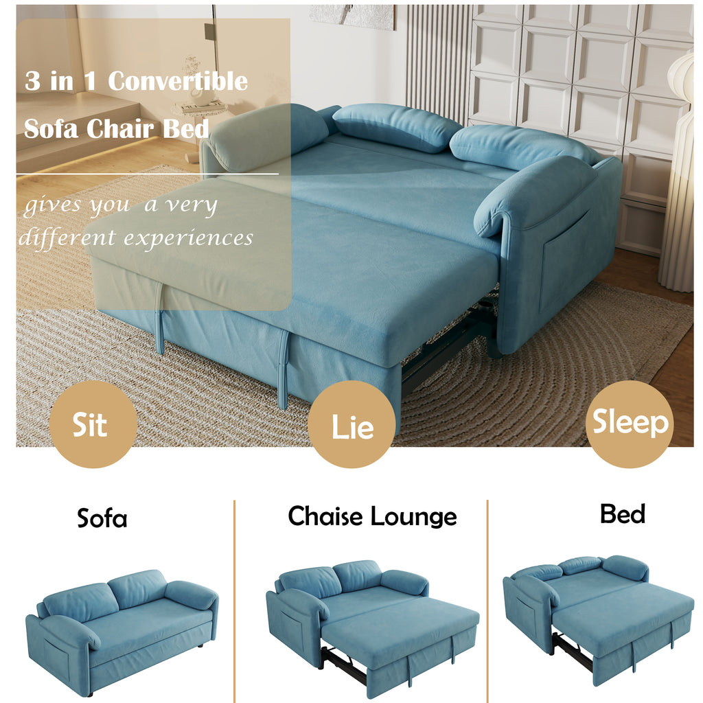 Sofa Showcase: 54" Velvet