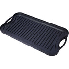 Pre-Seasoned Cast Iron Reversible Rectangular Grill/Griddle