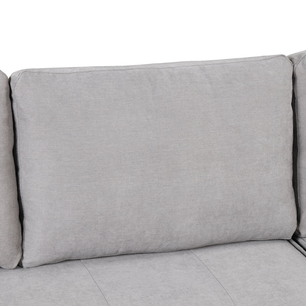 104.5" Pull Out Sleeper Sofa Reversible L-Shape Sectional Couch