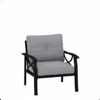 Set of 2 All-Weather Metal Armchairs