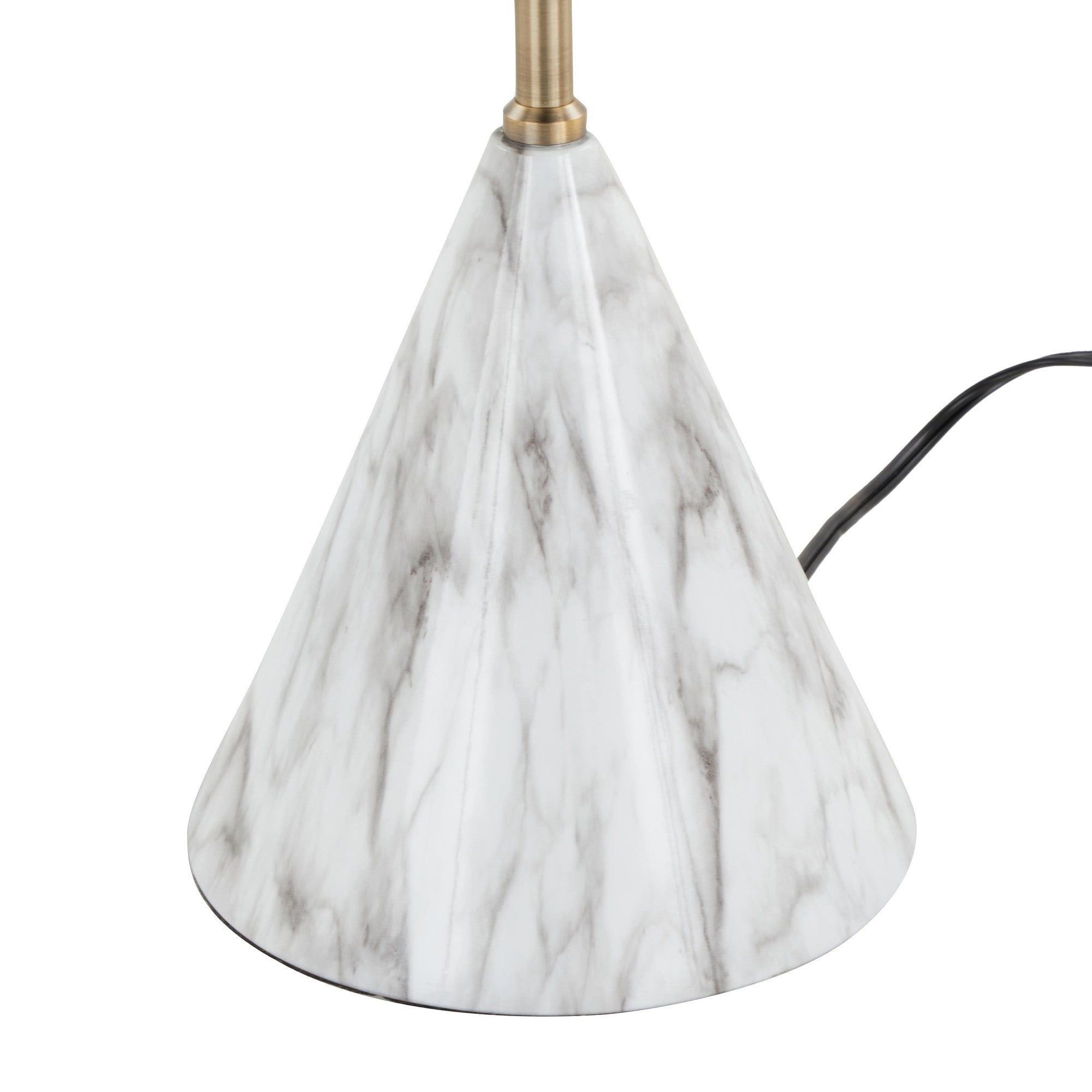 65" Metal Floor Lamp in Brushed
