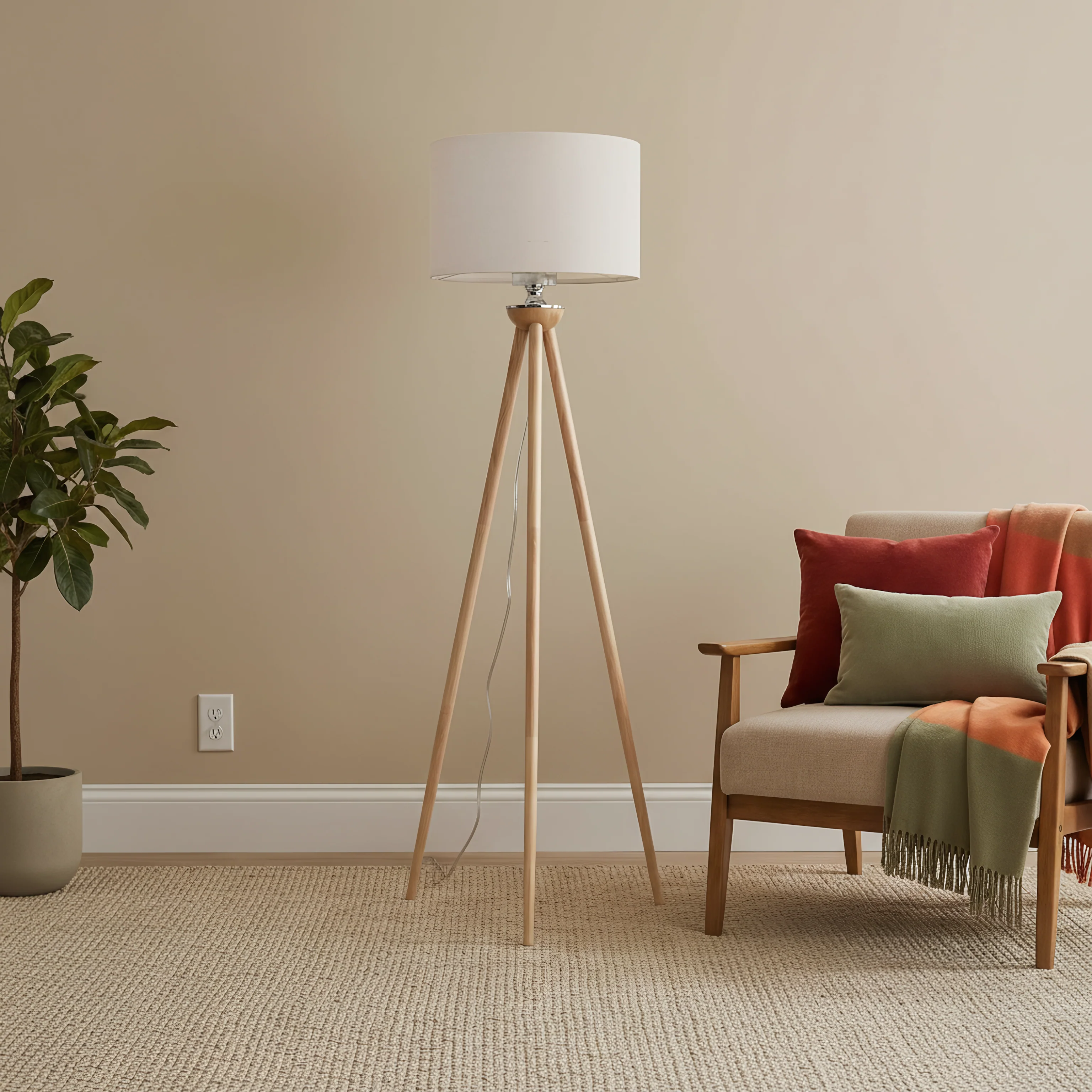 Tall Corner Floor Lamp