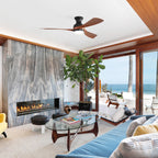 52" Ceiling Fan with Lights, Quiet DC Motor Reversible