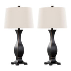 29" Contemporary Polyresin Table Lamp in Oil Rubbed Bronze