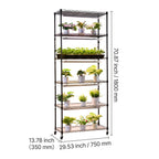 6-Tier Indoor Plant Shelf with Grow Light