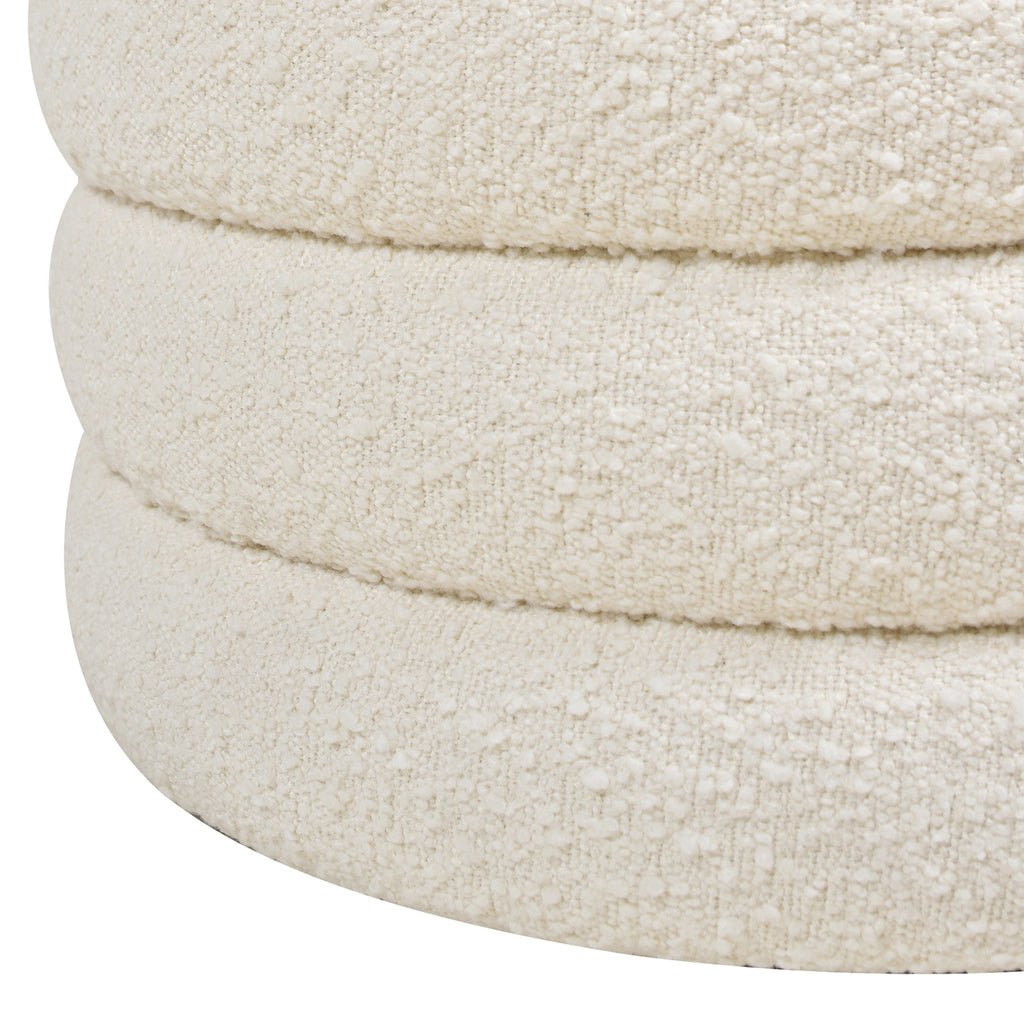 Fuji 19" Oversized Round Storage Ottoman