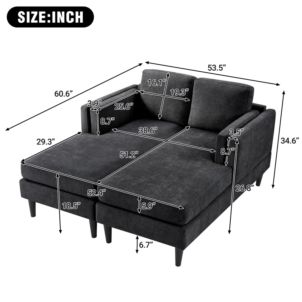 Modern Chaise Lounge Sofa Bed