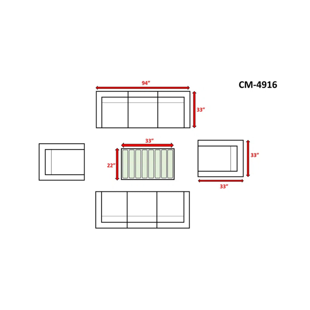 All-Weather Wicker 8-Piece Patio Sectional Set – Pre-Assembled with Cushions