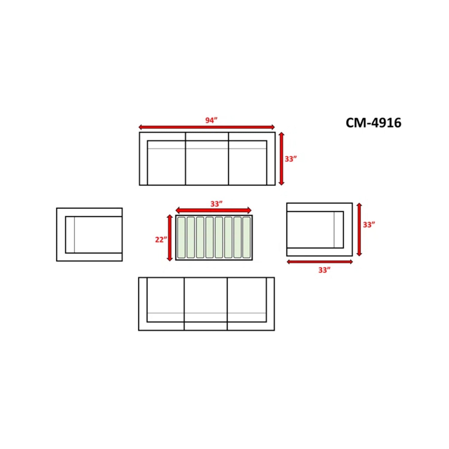 All-Weather Wicker 8-Piece Patio Sectional Set – Pre-Assembled with Cushions