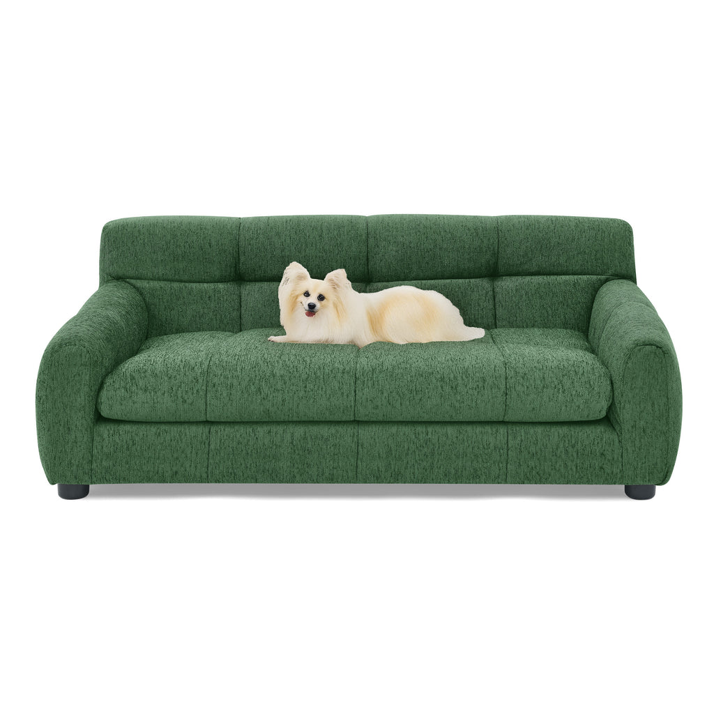 Soft and Comfortable Pet Sofa with Backrest and Armrests