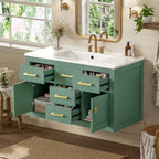 36" Wall Mounted Bathroom Cabinet – French Style Bathroom Vanity