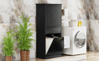 Bathroom Storage Cabinet with Two Laundry Baskets