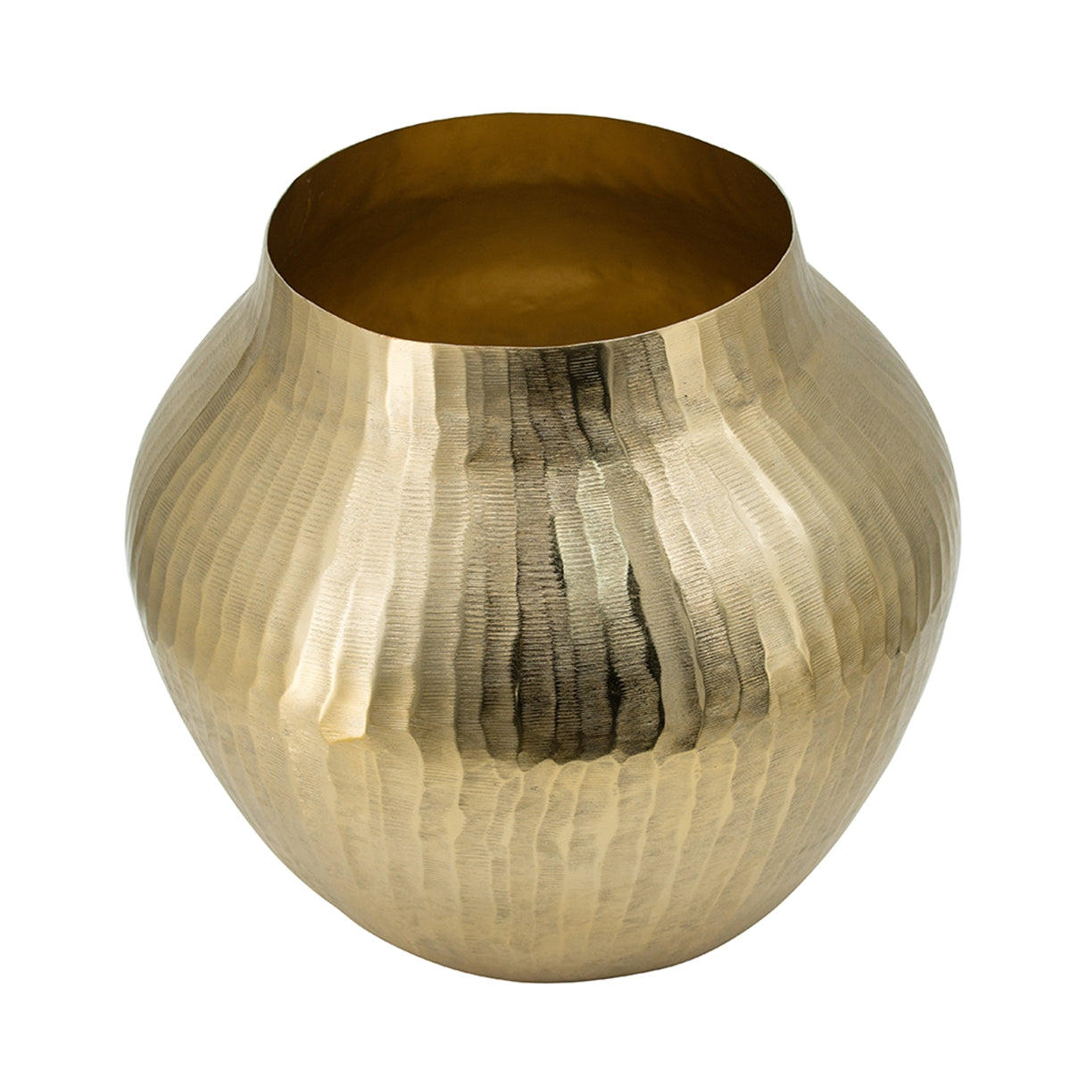 Aluminum Chisel Flower Vase