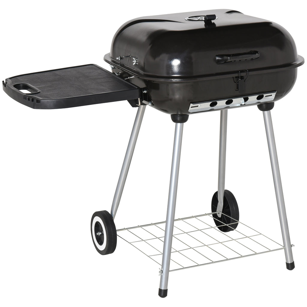 Outsunny 21" Portable Charcoal BBQ Grill