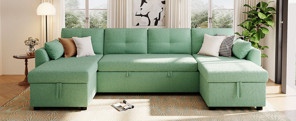 Modern Sectional Sofa U-shaped Sleeper Sofa
