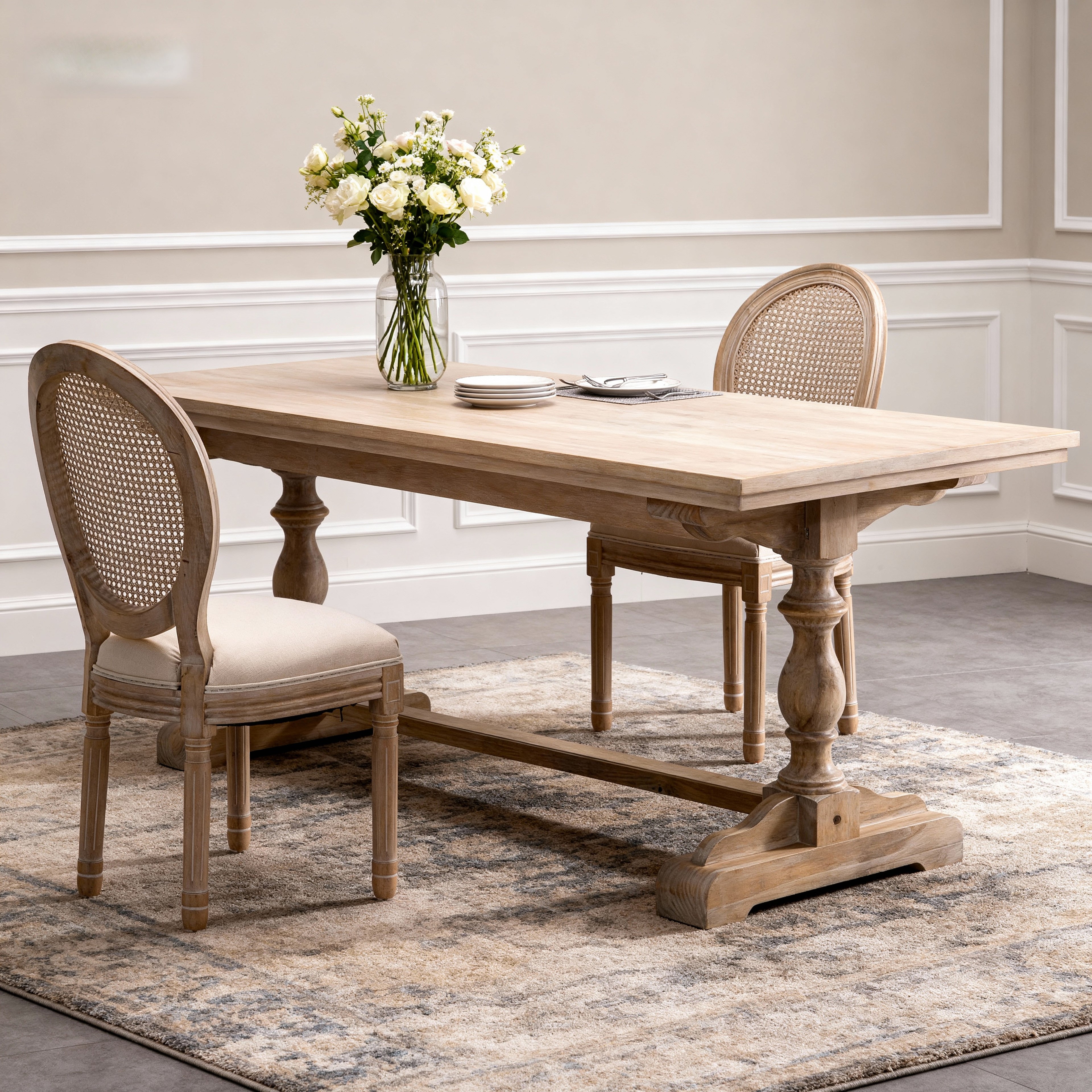 French Style Solid Wood Frame
