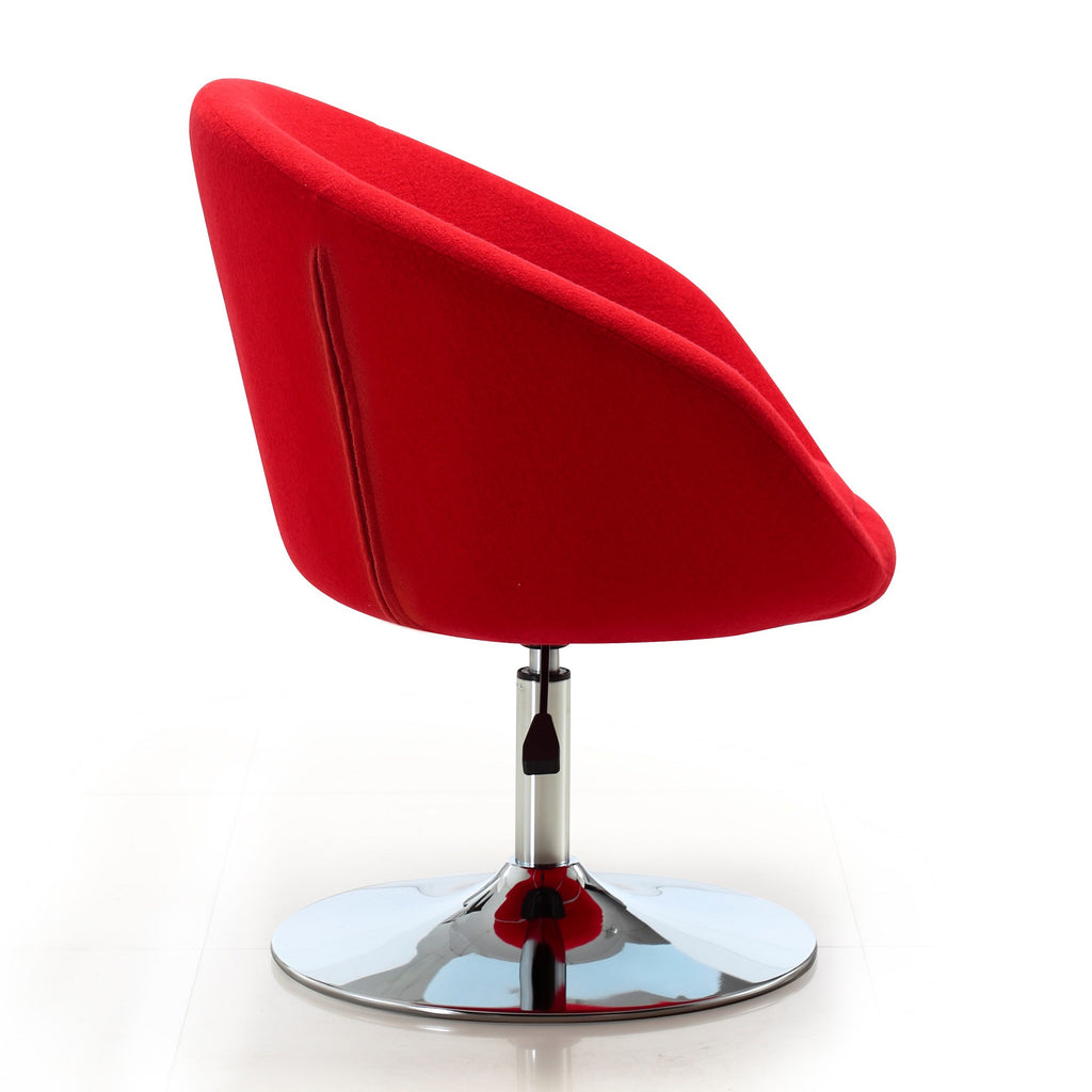 Hopper Upholstered Swivel Lounge Chair