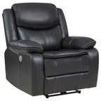 Salerno Dark Power Recliner