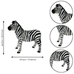 Simulated Zebra Garden Statue