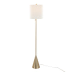 64" Contemporary Metal Floor Lamp