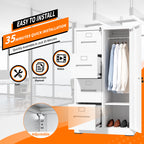 Metal Storage Vertical Filing Cabinet with Lock