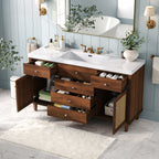 60" Bathroom Vanity with SMC Sink