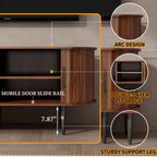 47" Modern TV Stand with Storage Compartment