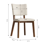 Solid Wood Dining Chair Set of 2 Pieces