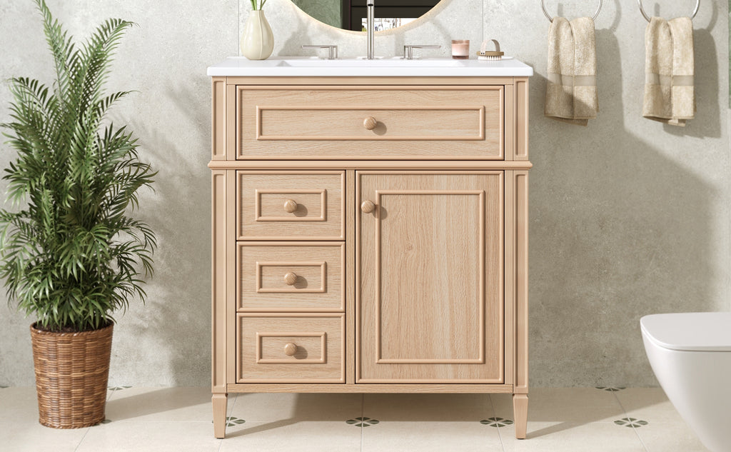 30" Bathroom Vanity With Sink
