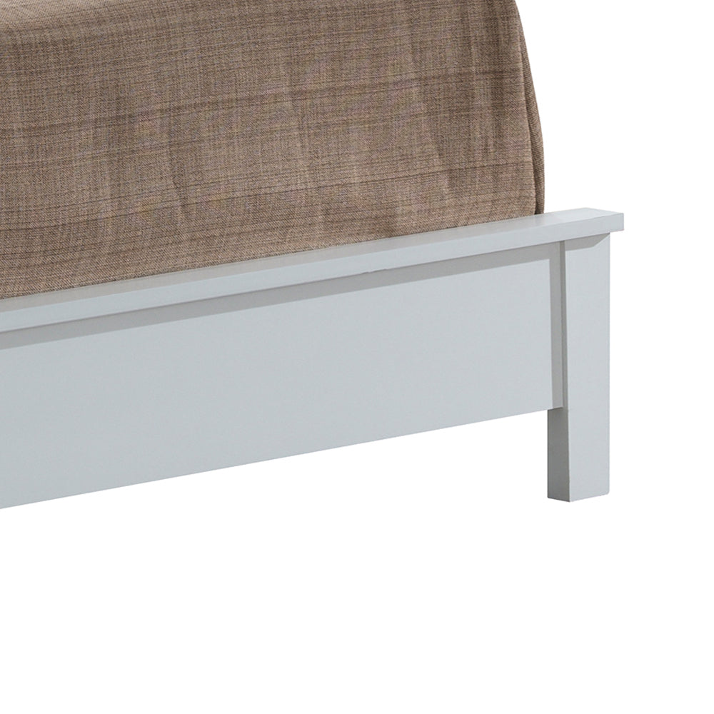 Transitional Style Full Bed In Crisp