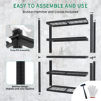 72"H 5-Tier Adjustable Heavy Duty Shelving Rack
