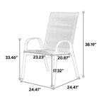 4 Piece Outdoor Patio Chair Set