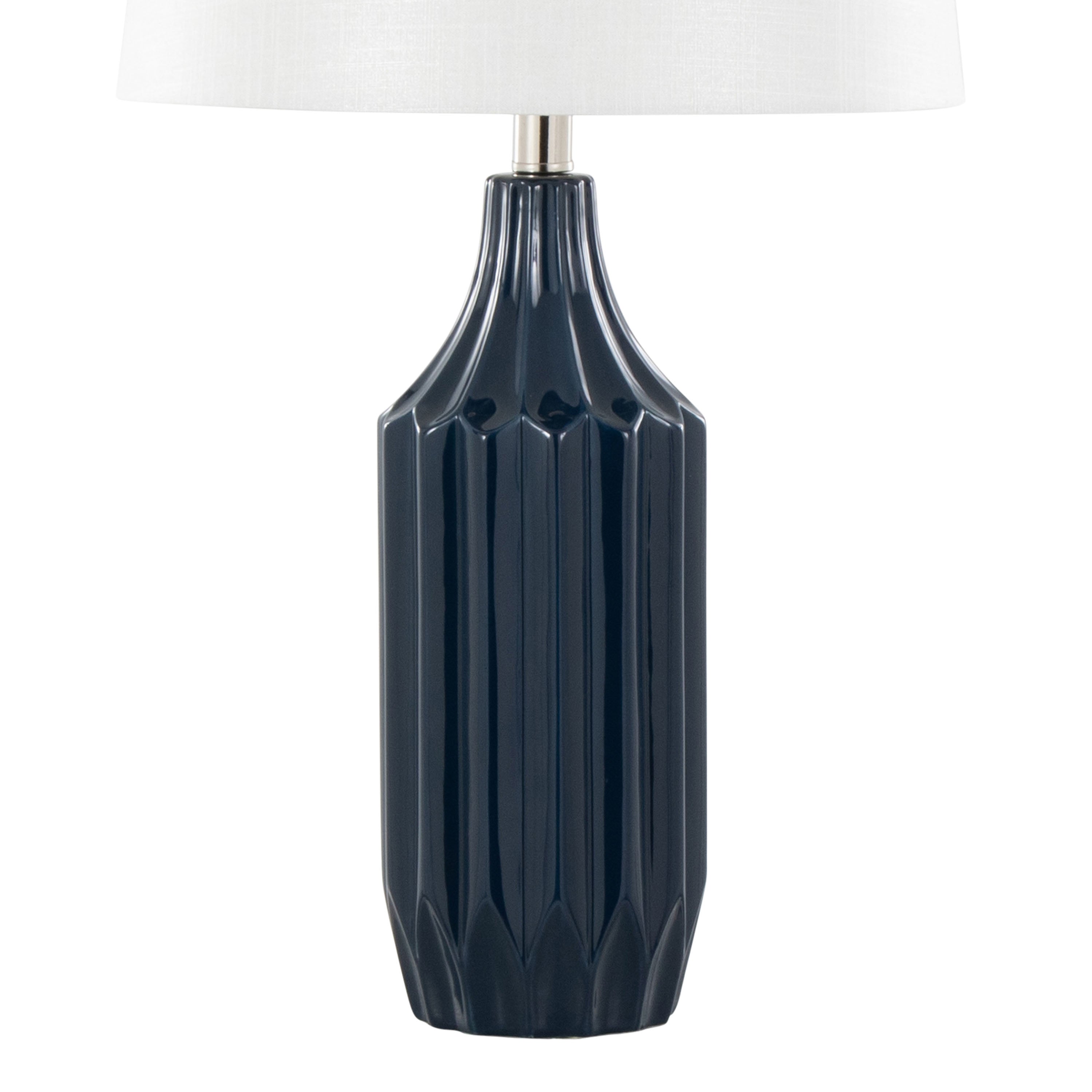23" Contemporary Ceramic Table Lamp in Gloss