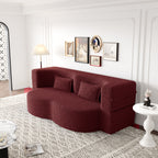 Modern Floor Sofa with 2 Pillows